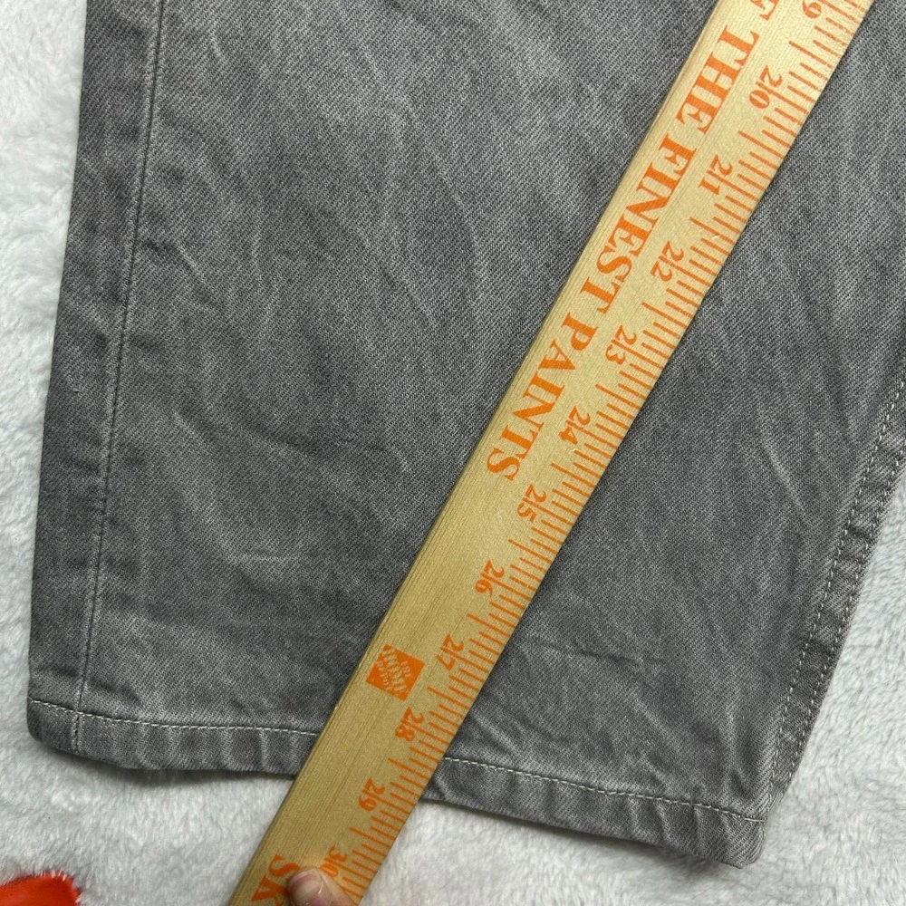 Levi's 501 Jeans Men's Gray Denim Pockets Classic Straight‎ Button Fly - 41X28.5